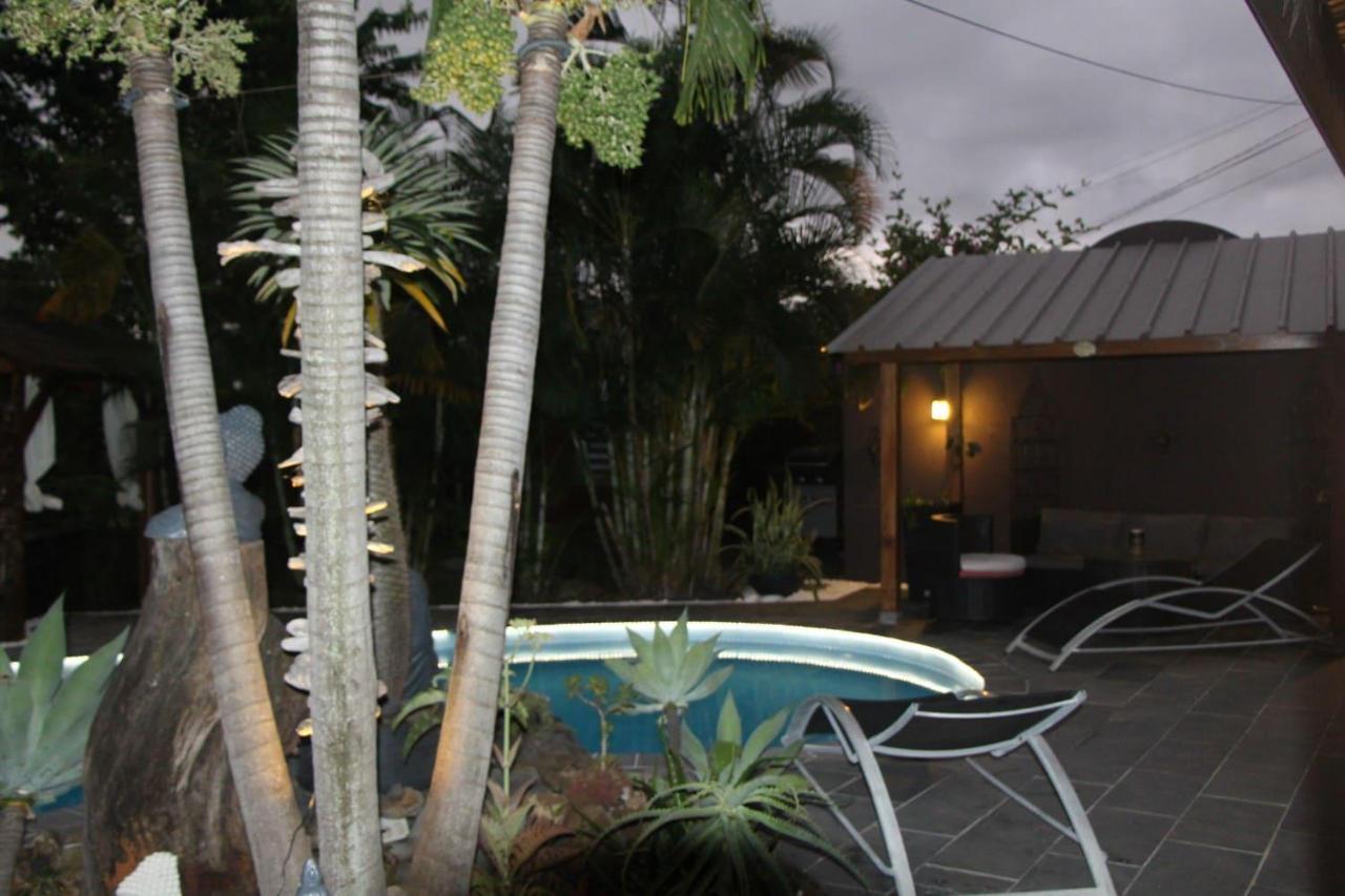 La Liane De Jade 974-Lodge Le Palissandre - Jacuzzi Privatif - Piscine Chauffee Le Bois de Nefles  Exterior photo